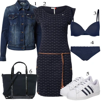 Outfit s Tmavě modrá Nezařazené Vanessa Bruno "Jarní Outfit"