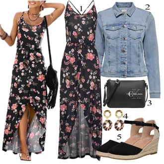 Cool Outfit s Světle modrá/Modrá Krátké Džínové Bundičky/Džínové Bund Only "Jarní Outfit"Look: 90tá léta, Cool, Mom, Krásný, Punk, Univerzitní