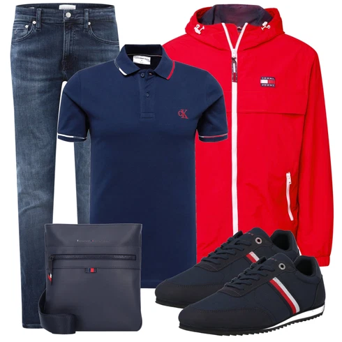Schwarz Poloshirt Calvin Klein Jeans kombinieren