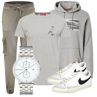 Outfit mit Grau EDC by Esprit "Cooles Alltagsoutfit"
