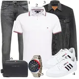 Outfiti s črnimi denim jaknami image
