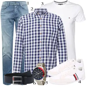 outfit mit Bela Superga Tommy Hilfiger "Priložnostna oblačila"