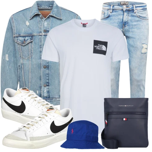 Blau Accessoire Hut Polo Ralph Lauren kombinieren