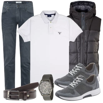 Outfit mit Poloshirt GANT "Cooles Outfit"