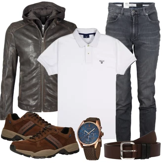 Outfit mit Schwarz Gürtel Diesel "Cooles Outfit"