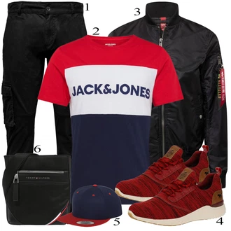 outfit mit Črna Alpha Industries "Vsakdanja oblačila"