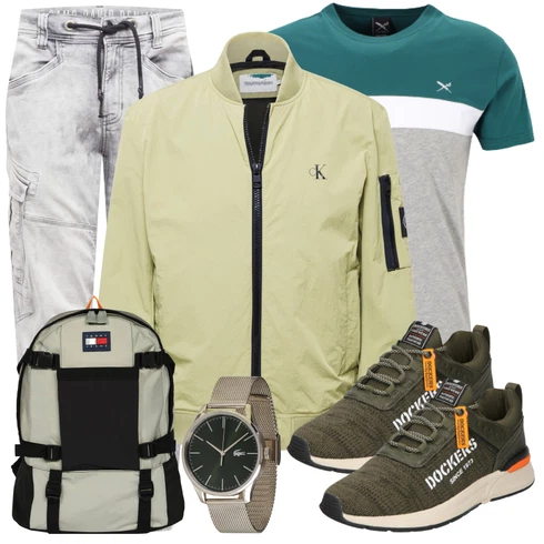 Casual T-Shirt Iriedaily kombinieren mit Schwarz Rucksack Tommy Jeans