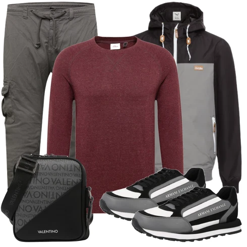 Schwarz/Beige/Grau/Dunkelgrau/Hellgrau Windbreaker Jacke/Kapuzenjacke/2in1 Jacke/Sommerjacke/Funktionsjacke/Outdoorjacke Iriedaily kombinieren mit Strickjacke S.Oliver