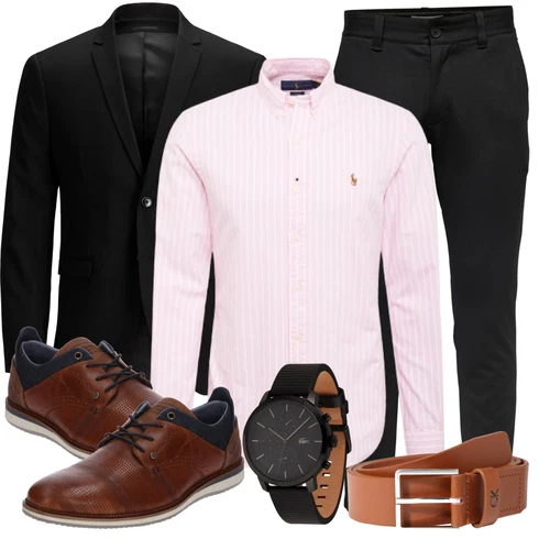 Elegant Schwarz Slim Hose/FunktionsHose/Jogger Hose/7/8 Hose/SportHose/Skinny Hose/TrainingsHose/StretchHose Only & Sons kombinierenLook: Uni, Outdoor, Coole, Smart Casual, Elegant, Casual, Schlichte, Unisex, Old Money, Moderne, Büro