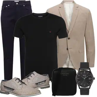 Business Outfits Große Größen mit Schwarz Unkategorisiert Tommy Hilfiger "Alltags Outfit"