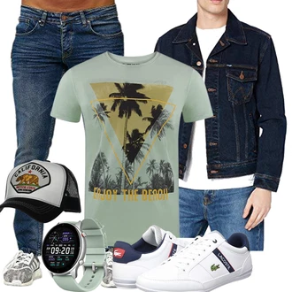 Frühlings Outfits Casual mit Grau Unkategorisiert Riverso "Freizeit Outfits"Look: Sportlich, Moderne, Casual