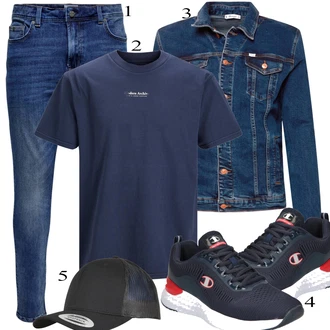 outfit mit Modra Hlače "Vsakdanja oblačila"