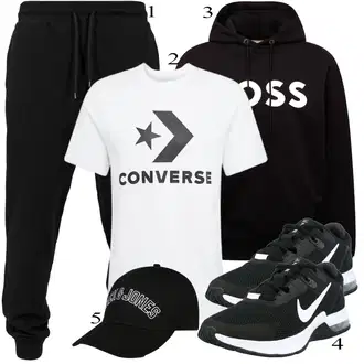 outfit mit Črna Čevlj Superga Nike "Športna oblačila"