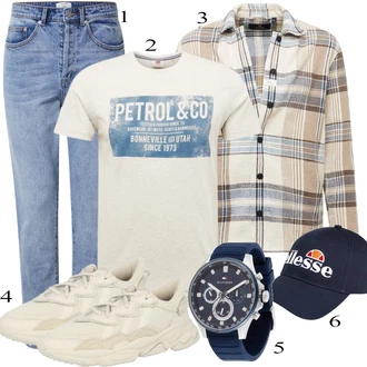 outfit mit Črna Klobuček Ellesse "Vsakdanja oblačila"
