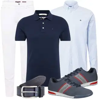 Outfit mit Blau/Dunkelblau Ledergürtel/Casual Gürtel/Breiter Gürtel/Frauengürtel Ohne Schnalle/Klassische Gürtel Vanzetti "Business Outfits"