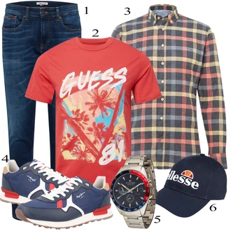 outfit mit Črna Klobuček Ellesse "Praktičen videz"
