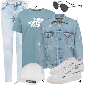 outfit mit Siva Superga Reebok Classic "Priložnostna oblačila"