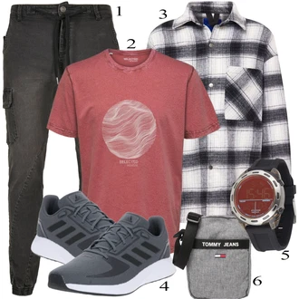 outfit mit Siva Superga Adidas Performance "Priložnostna oblačila"