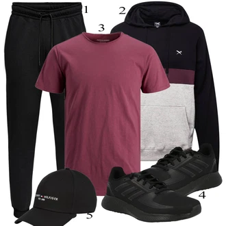 outfit mit Črna Superga Adidas Performance "Športna oblačila"