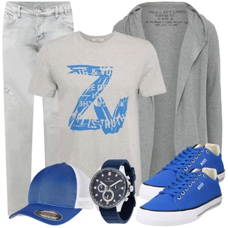 Freizeit Outfits mit Grau Jeans LTB "Sportliches Outfit"