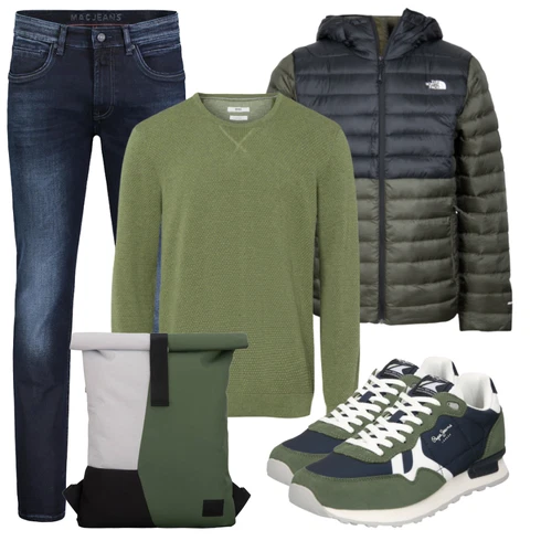 Grau Jeans/Schlaghose MAC kombinieren