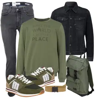 Outfit mit Jeansjacke G-Star Raw "Frühlings Outfit"