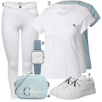 Outfit sa Siva Torba Za Preko Ramena Calvin Klein Jeans "Zimski Outfit"