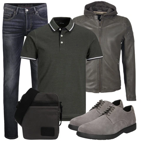 Schwarz Poloshirt Jack & Jones kombinieren