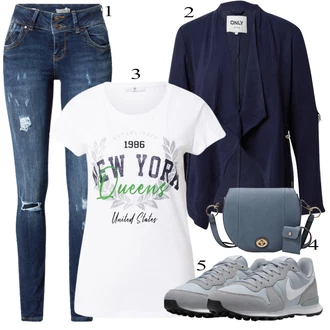 outfit mit Casual Majica Hailys "Oblačila za pomlad"