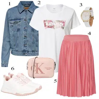 S zakovicama Outfit sa Tamnoplava Traper Jakna JdY "Zimski outfit"Look: S zakovicama