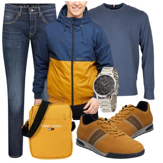 Outfit mit Weiß/Grau Uhr Tommy Hilfiger "Frühlings Outfit"