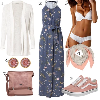 outfit mit Bež/Siva Superga Vans "Oblačila za pomlad"