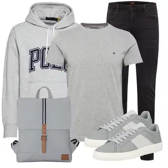 Normale Länge Outfit mit Unkategorisiert Tommy Hilfiger "Frühlingsoutfit"