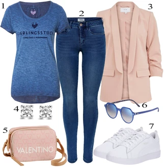 outfit mit Bela/Siva Superga Puma "Oblačila za pomlad"