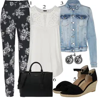 Denim/Traper Outfit sa Siva Tradicionalna moda Jakna narodne nošnje/Kaput Vila "Zimski Outfit"