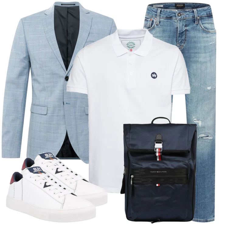 Neutraler Alltagslook