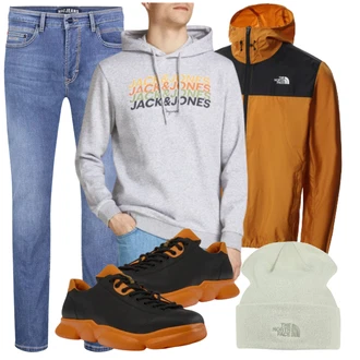 Outfit mit Schwarz Sneaker/Leder Sneaker Camper "Perfekt für den Frühling"