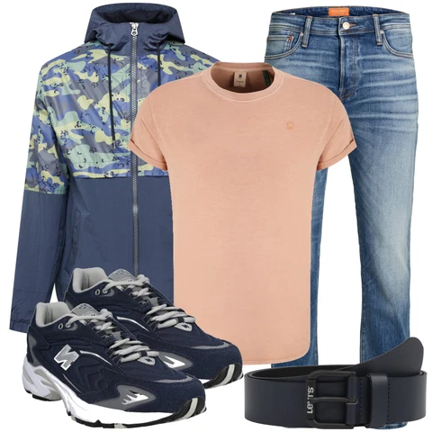 Blau Sommerjacke Petrol Industries kombinieren