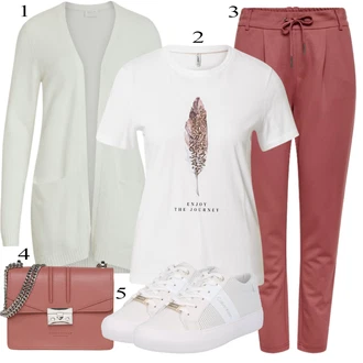 Outfit s Šedá Teniska Calvin Klein "Jarní Outfit"