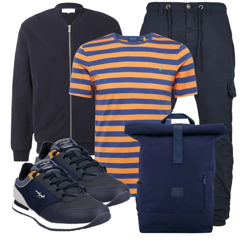 Unkategorisiert/Hose Große Größe Urban Classics kombinieren mit Schwarz Accessoire/Rucksack Johnny Urban