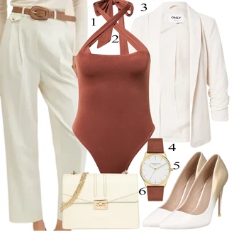 Outfit sa Crvena/Smeđa/Narandžasta Kupaći Kostim Za Veću Veličinu/Bikini Velika Veličina misspap "Zimski Outfit"