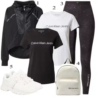 Outfit sa Bijela Tenisica Calvin Klein Jeans "Zimski outfit"