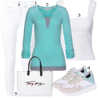 Outfit s Tyrkysový Kangaroos "Jarní Outfit"