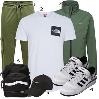 outfit mit Siva Superga Adidas Originals "Klasična oblačila"