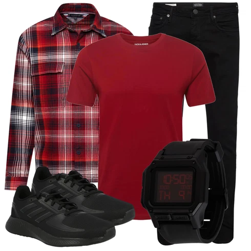 Elegant Schwarz/Dunkelblau Jeans Lederjacke/Slim Fit Jeans/Leder Schuhe/Low Rise Jean/Biker Jeans/Push up Jeans/Winterjacke/Jeans mit Schlitz/Tapered-Jeans/Low Waist Jean/ThermoJeans Jack & Jones kombinierenLook: Uni, Elegant, Schlichte, Schön, Moderne, Coole, Old Money