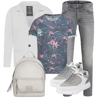 Outfit mit Bluse Große Größe Key Largo "Alltagsoutfit"