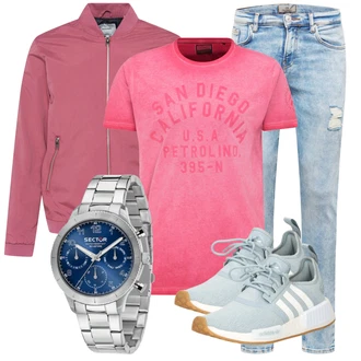 Outfit mit Schuh Sneaker Adidas Originals "Alltagsoutfit"