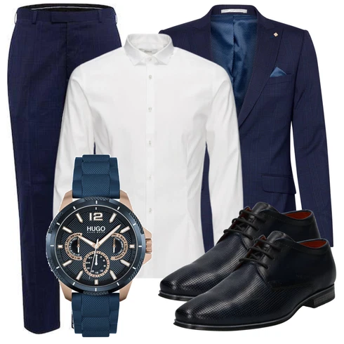 Frühling Weiß/Creme Bluse Große Größe/Business Hemd/Businesshemd/Bügelfreies Hemd/Hemdbluse Jack & Jones kombinieren