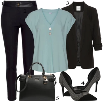 outfit mit Modra Srajca Lascana "Poslovna oblačila"