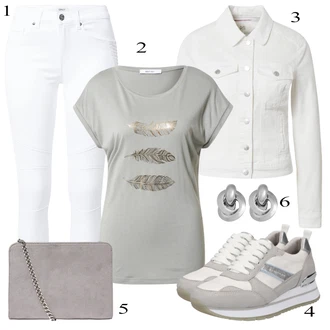 Outfit sa Siva Tenisica Tom Tailor "Zimski outfit"
